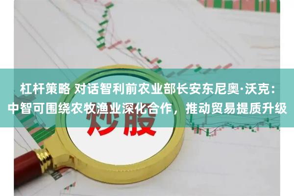 杠杆策略 对话智利前农业部长安东尼奥·沃克：中智可围绕农牧渔业深化合作，推动贸易提质升级